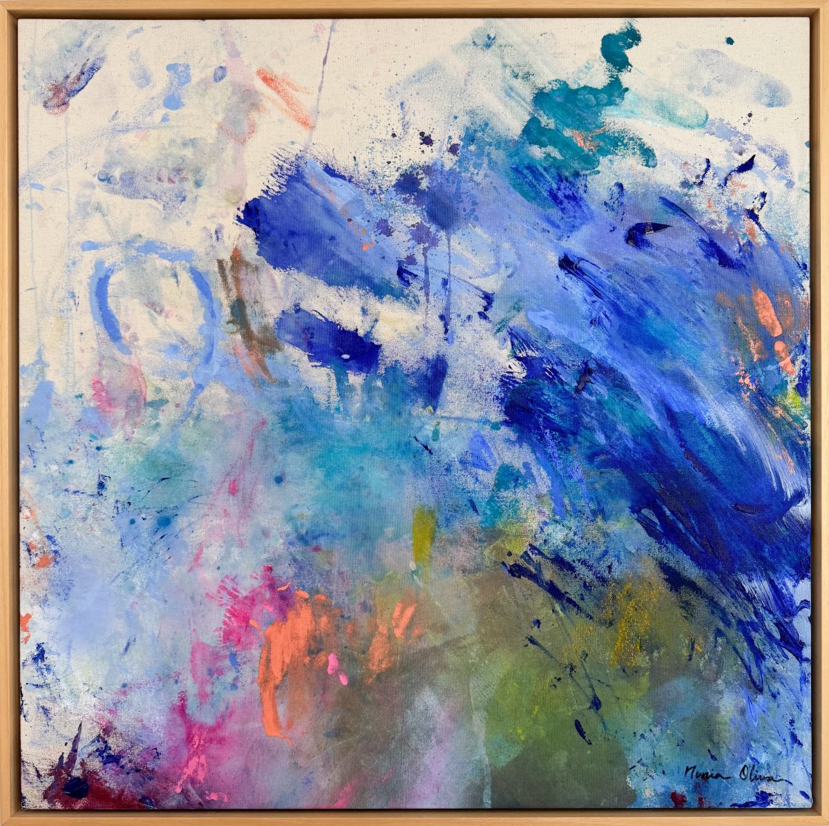 WITH LOVE, GRANDPA / 82 x 82 x 4 cm