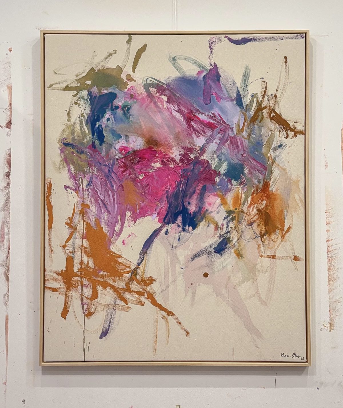 Fall in love / 103 x 83 cm