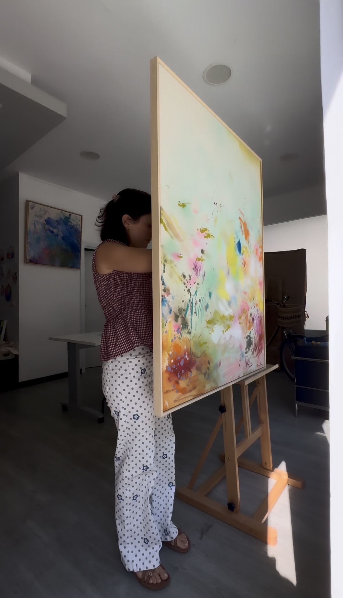 Lo que siento cuando sonríes / 100 x 120 cm - Imagen 2