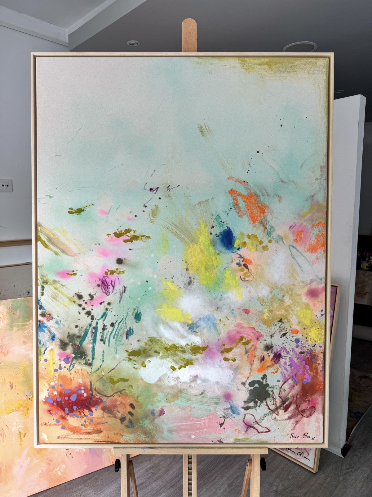 Lo que siento cuando sonríes / 100 x 120 cm