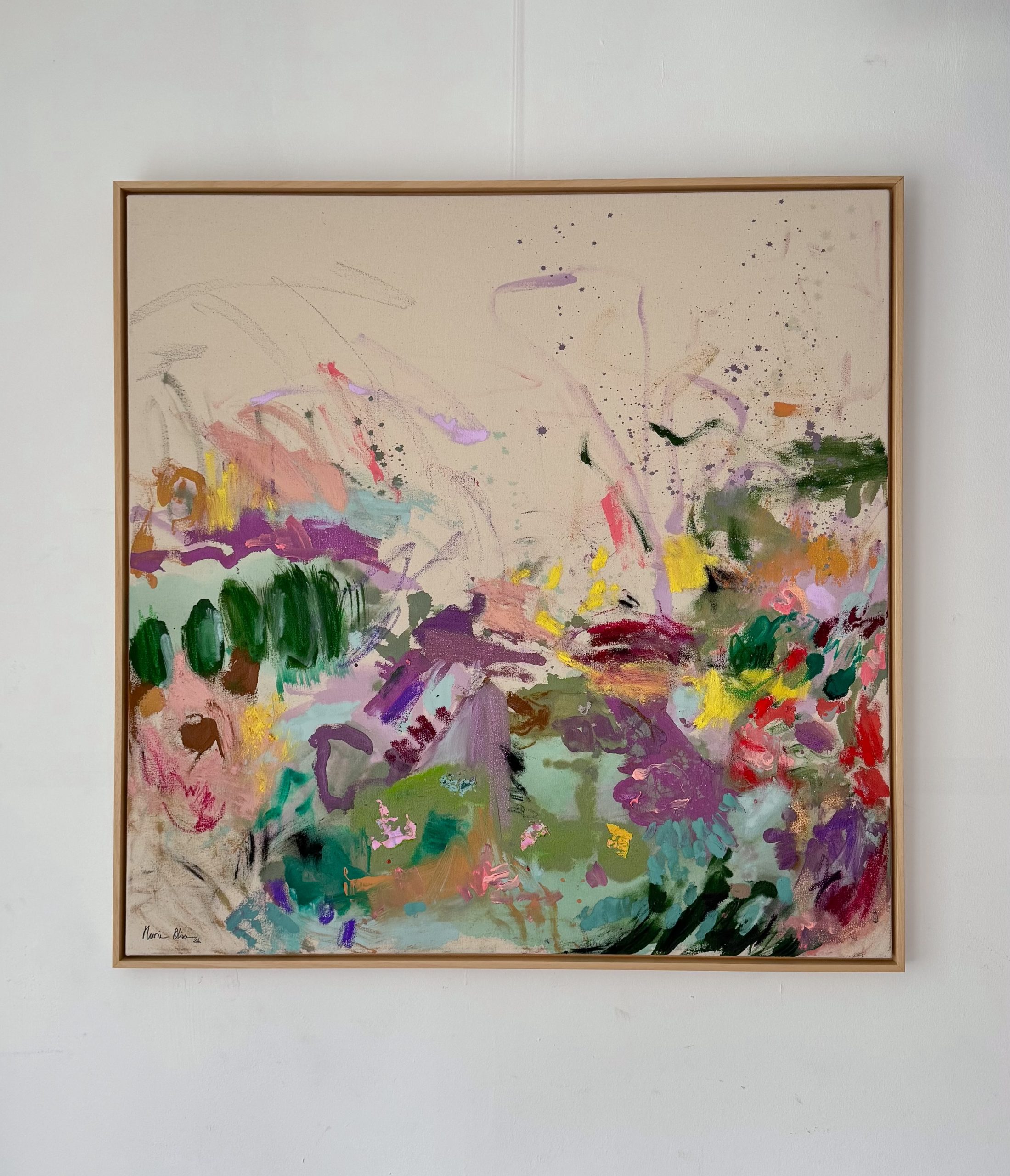 A walk to remember / 102 x 102 cm