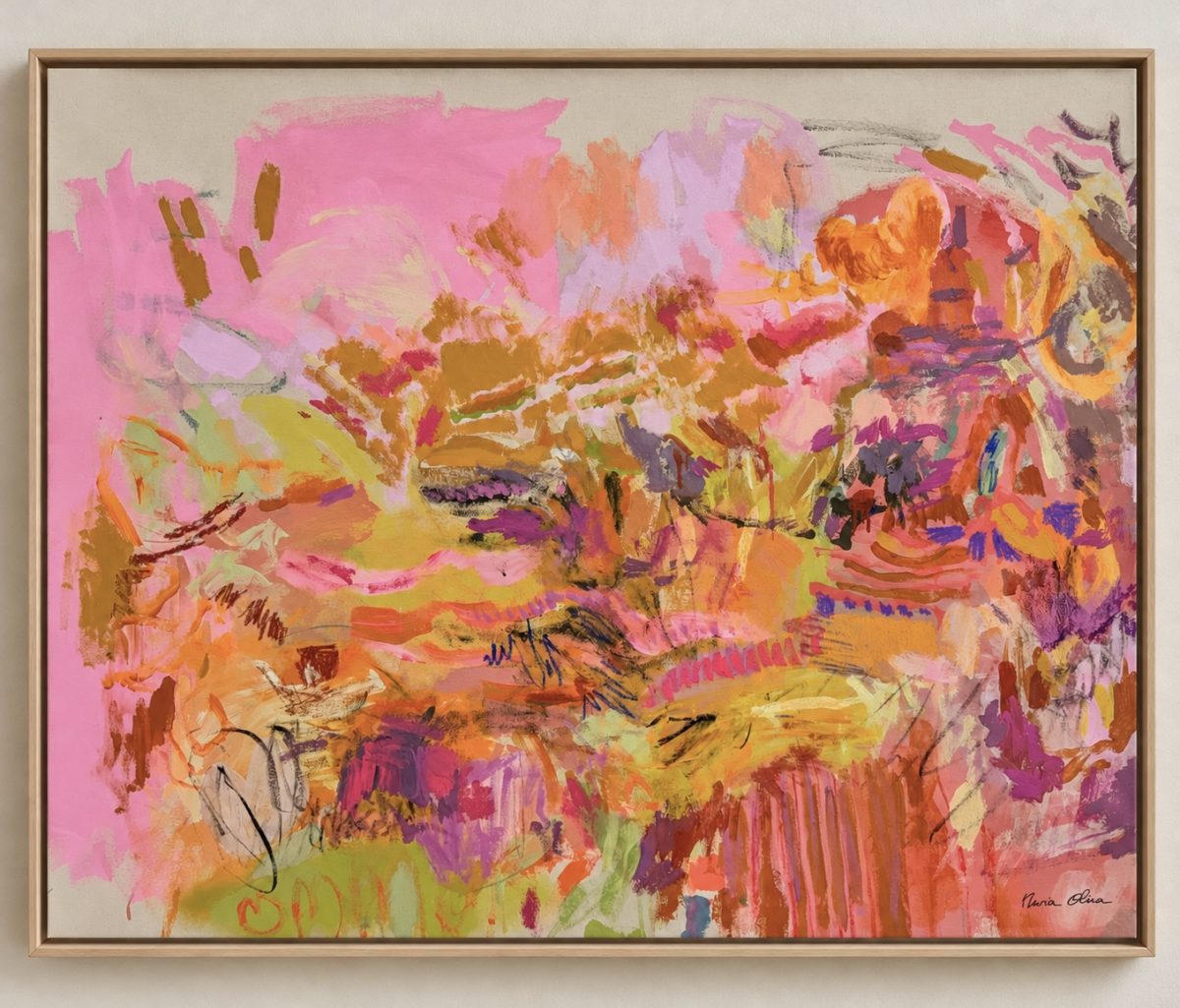What we think about / 105 x 125 cm