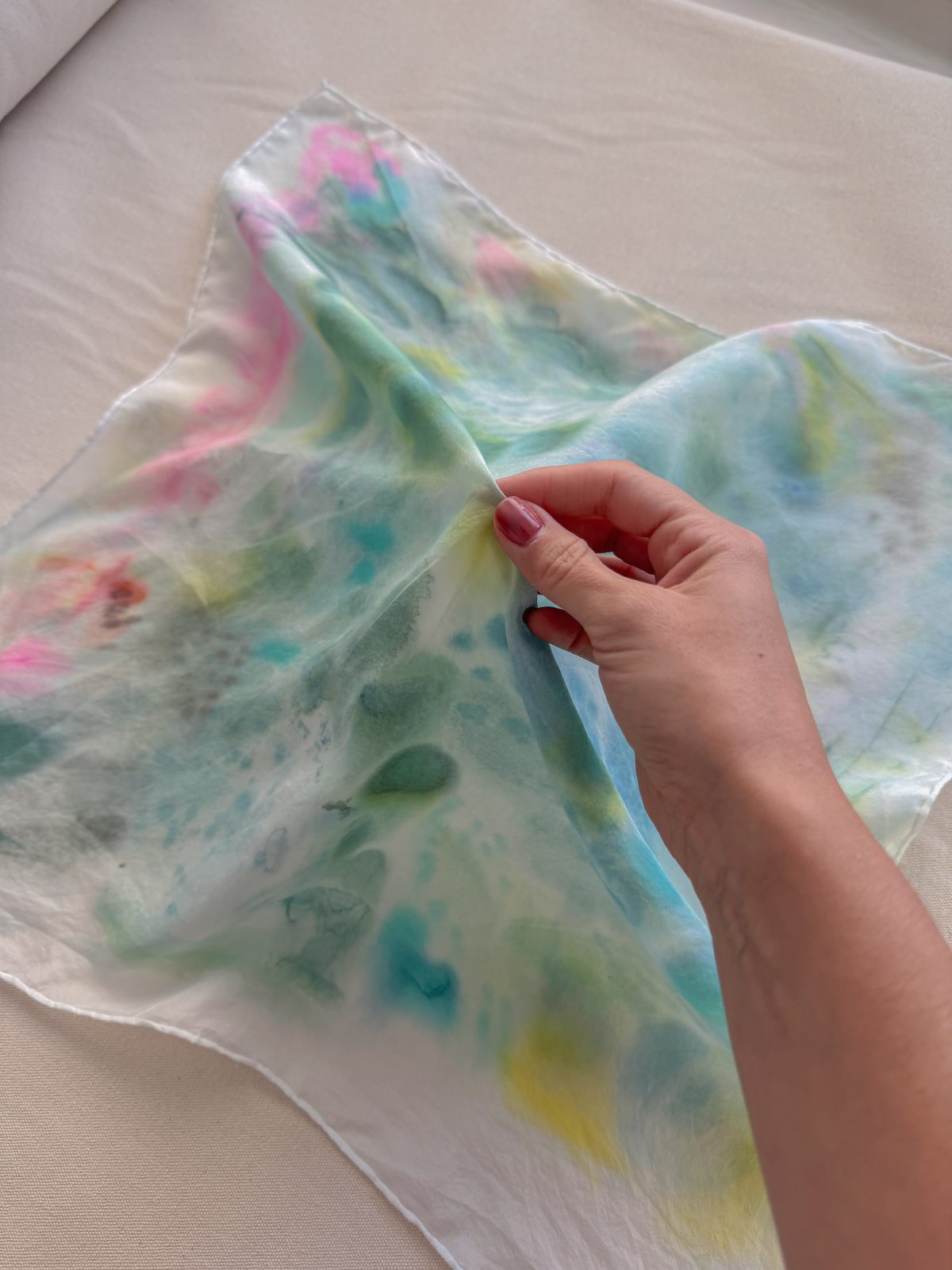 Silk scarf 3 / 55 x 55 cm