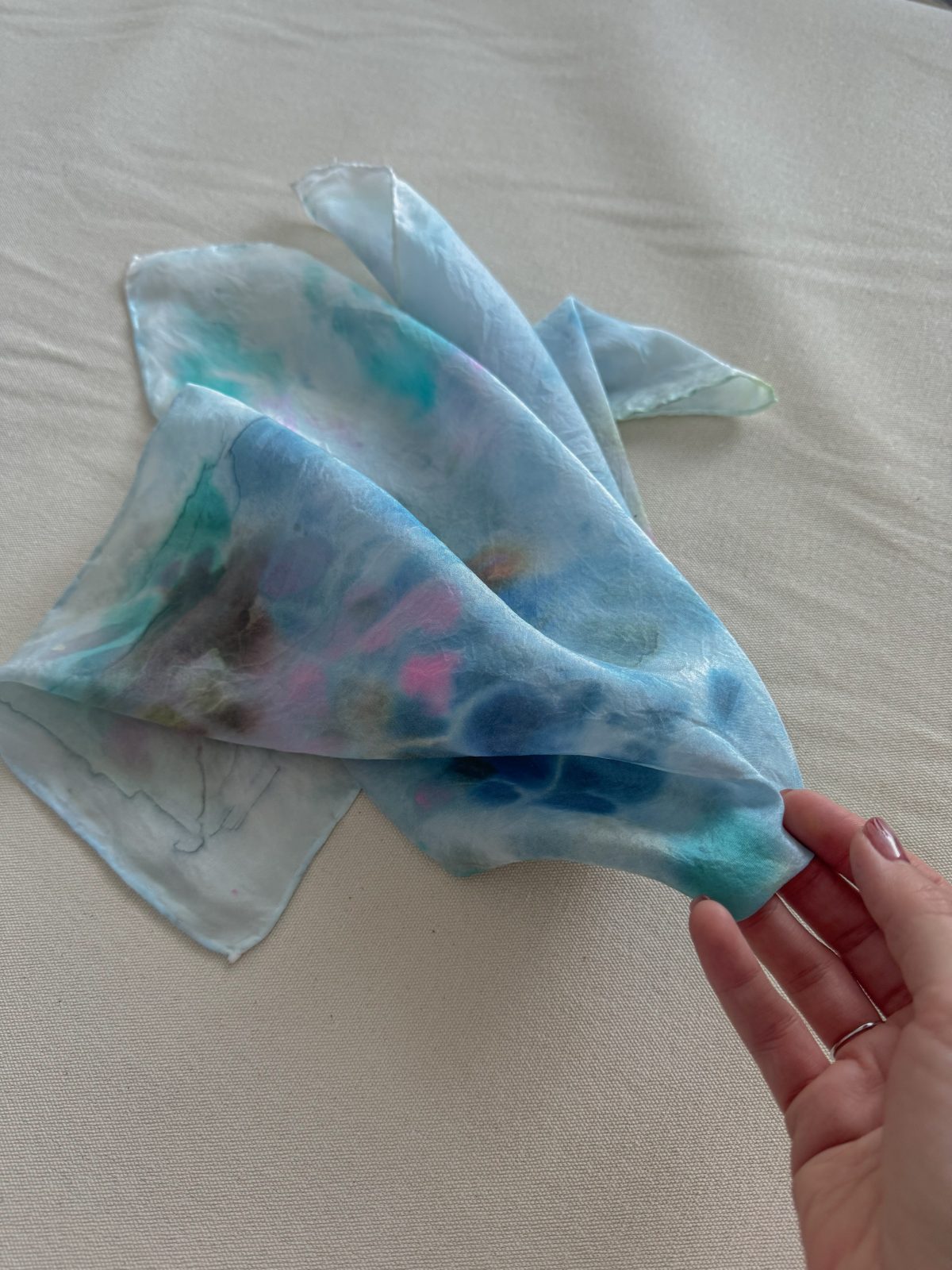 Silk scarf 2 / 55 x 55 cm
