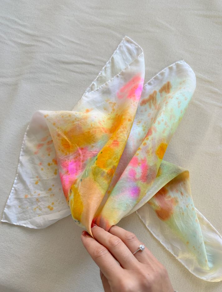 Silk scarf 1 / 55 x 55 cm - Imagen 2